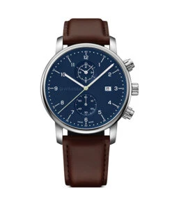 WENGER URBAN CLASSSIC CHRONO BLUE – BROWN 42mm