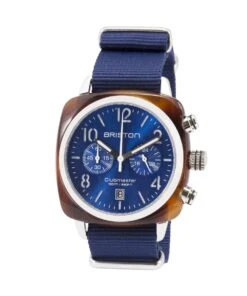 BRISTON WATCH CLUBMASTER CLASSIC ACETATE NAVY BLUE 40MM