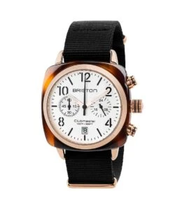 BRISTON WATCH CLUBMASTER CLASSIC ACETATE BLACK 40MM