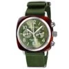 BRISTON WATCH CLUBMASTER CLASSIC ACETATE OLIVE GREEN 40MM