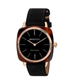 BRISTON WATCH CLUBMASTER ELEGANT ACETATE BLACK 37MM