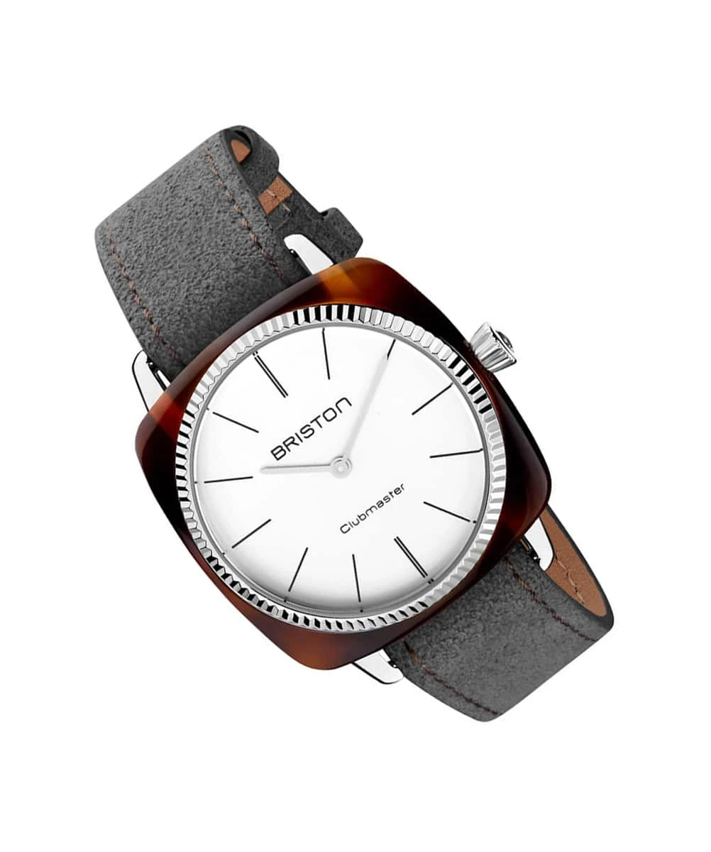 BRISTON WATCH CLUBMASTER ELEGANT ACETATE GRAY 37MM – Image 3