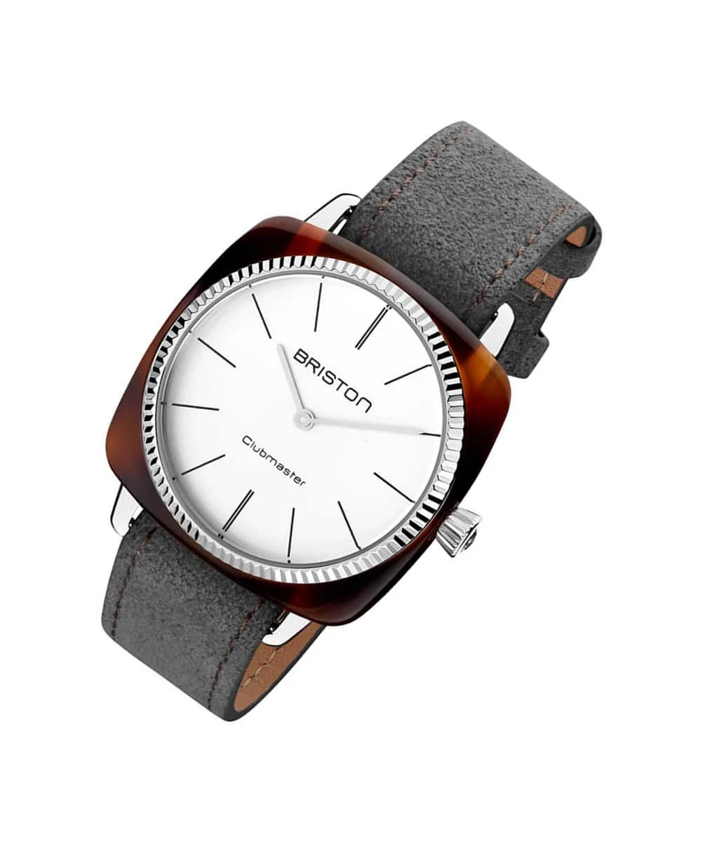 BRISTON WATCH CLUBMASTER ELEGANT ACETATE GRAY 37MM – Image 4