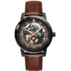 PIERRE LANNIER AUTOMATIC SKELETON BROWN