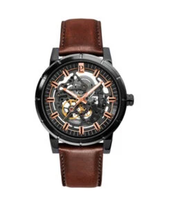 PIERRE LANNIER AUTOMATIC SKELETON BROWN