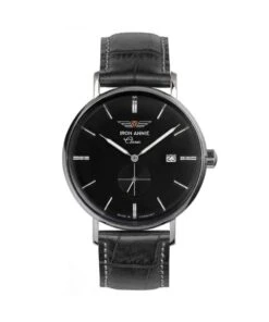 IRON ANNIE WATCH CLASSIC BLACK LEATHER