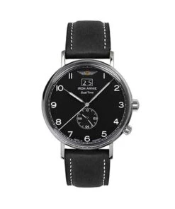 IRON ANNIE WATCH AMAZONAS IMPRESSION DUAL TIME 41MM BLACK