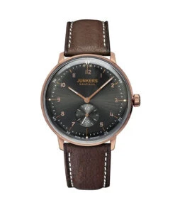 JUNKERS WATCH BAUHAUS LADY LEATHER BROWN