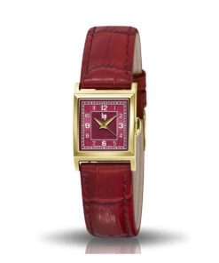 LIP WATCH CHURCHILL C18 RED LEATHER