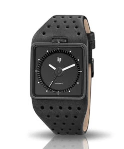 LIP BIG TV AUTOMATIC BLACK LEATHER