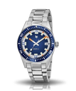 LIP NAUTIC 3 WATCH 39MM STEEL BLUE DIAL