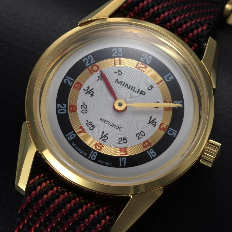 LIP WATCH MINILIP GOLD 29MM – Image 2