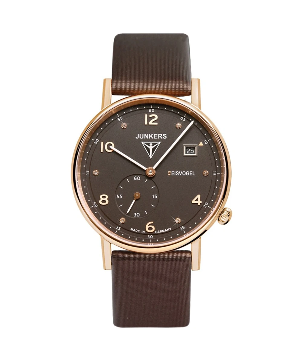 JUNKERS WATCH EISVOGEL F13 QUARTZ BROWN