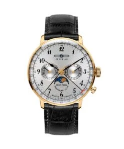 ZEPPELIN WATCH LZ 129 HINDENBURG MOONPHASE