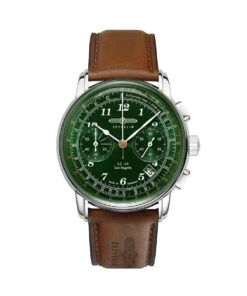 ZEPPELIN WATCH LZ126 LOS ANGELES CHRONOGRAPH GREEN