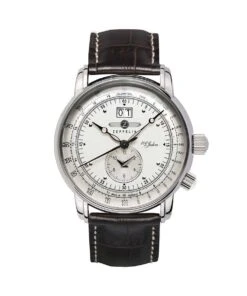 ZEPPELIN WATCH 100 JAHRE ZEPPELIN BROWN LEATHER