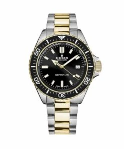 EDOX WATCH NEPTUNIAN AUTOMATIC BLACK
