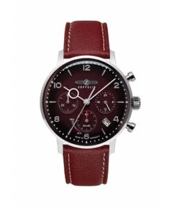 ZEPPELIN WATCH LZ129 HINDENBURG SOLAR RED
