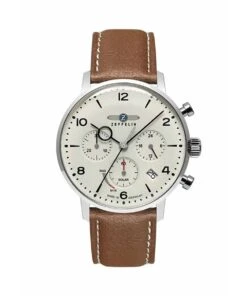 ZEPPELIN WATCH LZ129 HINDENBURG SOLAR WHITE