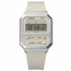 CASIO WATCH RETRO VINTAGE LCD CREAM EDGY COLLECTION
