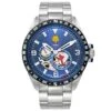 PATROUILLE DE FRANCE ATHOS 6 STEEL BLUE DIAL WATCH