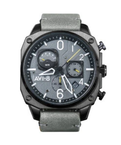 AVI-8 WATCH HAWKER HUNTER RETROGRADE GRAY