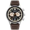 AVI-8 WATCH HAWKER HURRICANE DUAL TIME BROWN