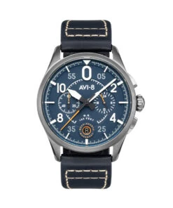 AVI-8 WATCH SPITFIRE LOCK CHRONOGRAPH CHANNEL BLUE