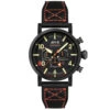 AVI-8 DAMBUSTER DUAL TIME CHRONOGRAPH LIMITED EDITION JET BLACK