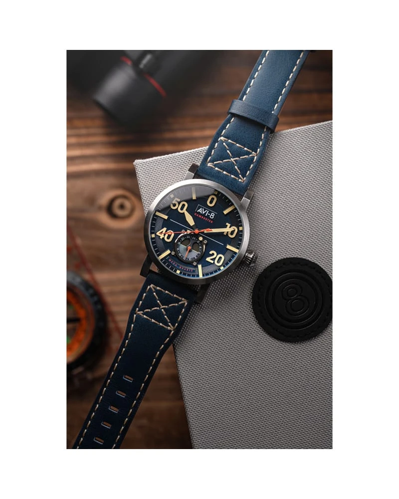 AVI-8 WATCH DAMBUSTER – 617 SQUADRON ASSOCIATION BLUE – Image 4