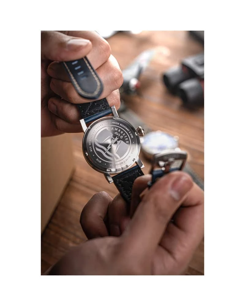 AVI-8 WATCH DAMBUSTER – 617 SQUADRON ASSOCIATION BLUE – Image 6