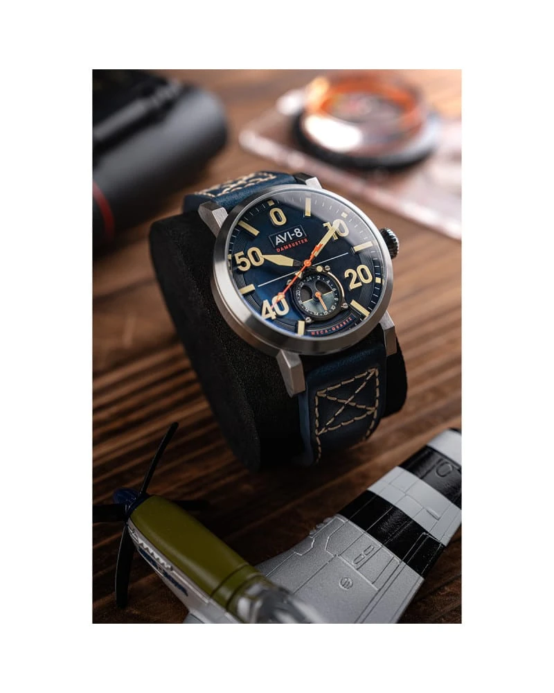 AVI-8 WATCH DAMBUSTER – 617 SQUADRON ASSOCIATION BLUE – Image 3