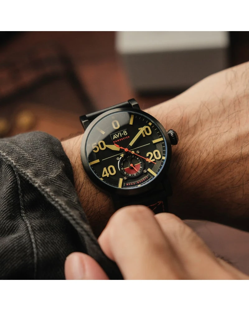 AVI-8 WATCH DAMBUSTER – 617 SQUADRON ASSOCIATION BLACK – Image 9