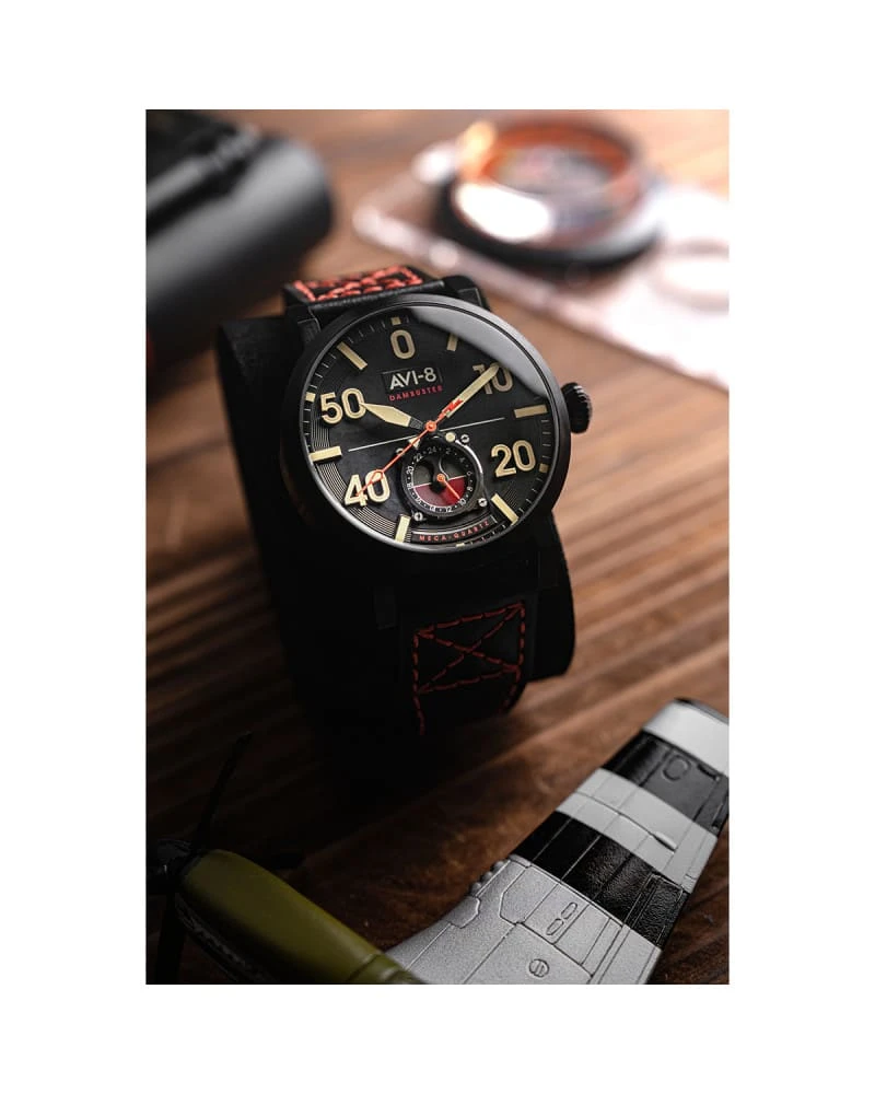 AVI-8 WATCH DAMBUSTER – 617 SQUADRON ASSOCIATION BLACK – Image 4
