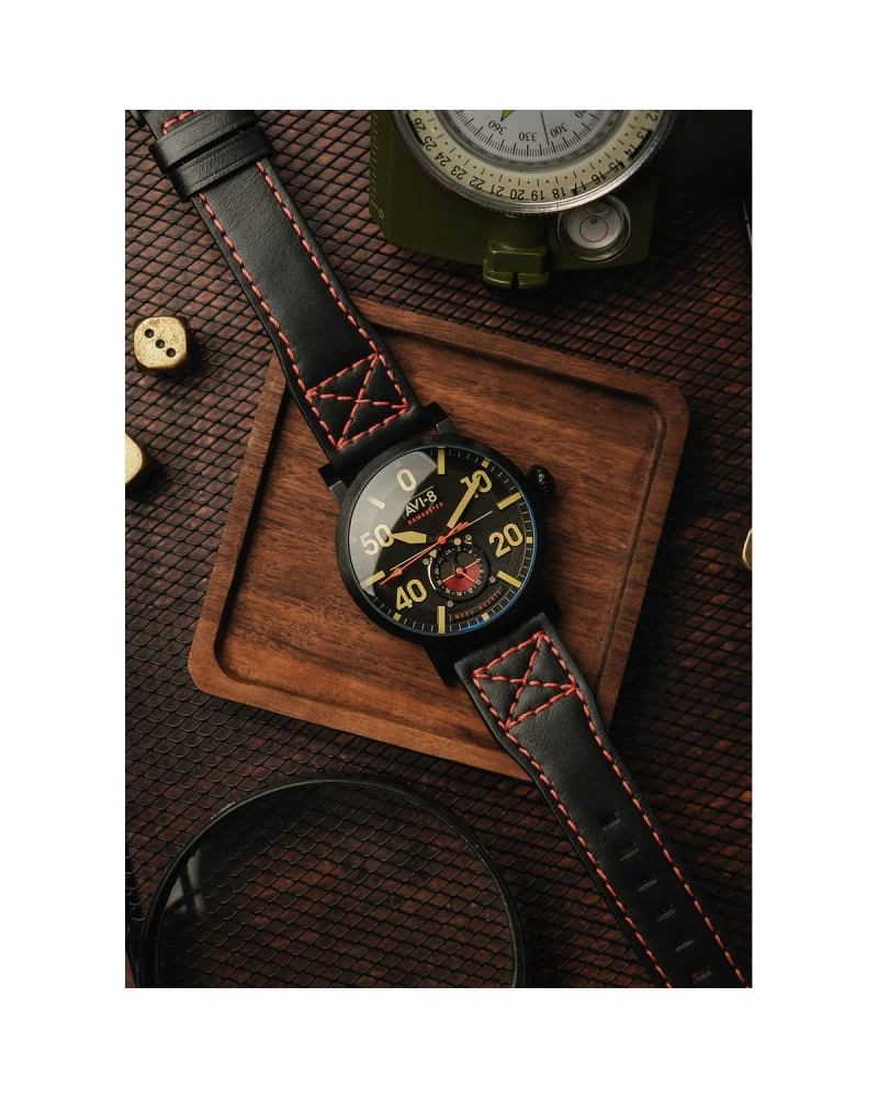 AVI-8 WATCH DAMBUSTER – 617 SQUADRON ASSOCIATION BLACK – Image 2