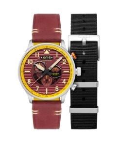 AVI-8 WATCH FLYBOY SPIRIT OF TUSKEGEE RED