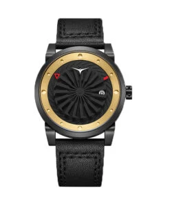 ZINVO WATCH BLADE NEMESIS BLACK LEATHER