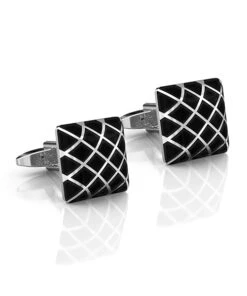 DUVERNET BLACK ONYX CUFFLINK