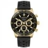 CERRUTI 1881 CERRUTI TURCHINO LEATHER BLACK DIAL WATCH