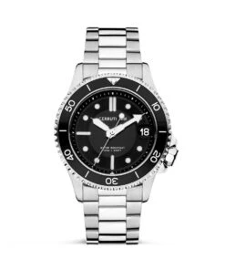 CERRUTI 1881 CERRUTI PESARO SILVER STEEL WATCH