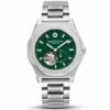 MAISON DU TEMPS WATCH MTDELTA OPEN HEART GREEN STEEL