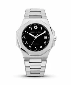 MAISON DU TEMPS WATCH MTZETA ARABIC BLACK STEEL