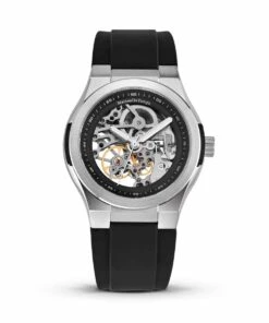 MAISON DU TEMPS WATCH MT EPSILON SKELETON SILICONE BLACK