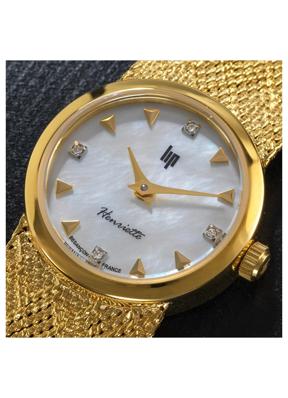 LIP HENRIETTE GOLD CRISTAL 22MM – Image 2