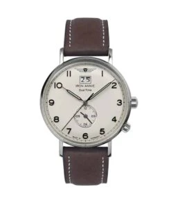 IRON ANNIE WATCH AMAZONAS IMPRESSION DUAL TIME 41MM BEIGE