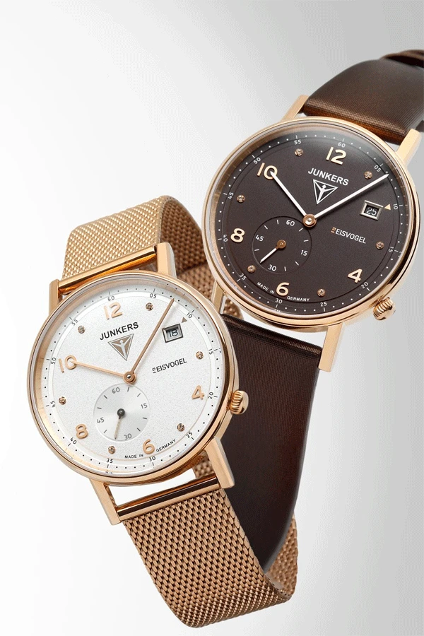 JUNKERS WATCH EISVOGEL F13 QUARTZ BROWN – Image 2