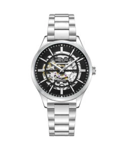 KENNETH COLE AUTOMATIC SKELETON BLACK 42MM