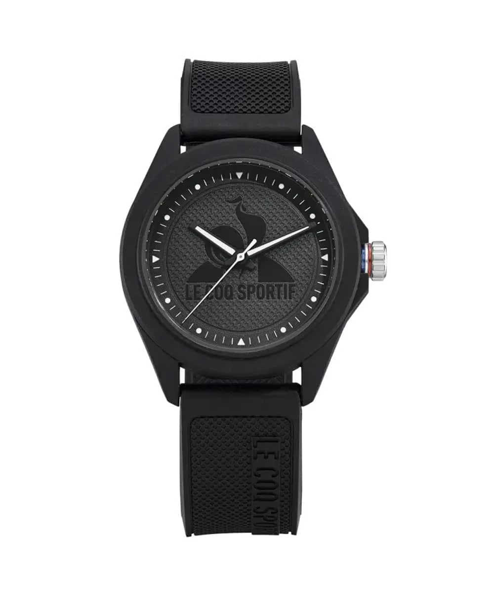LE COQ SPORTIF MONOCHROME BLACK QUARTZ WATCH 36MM