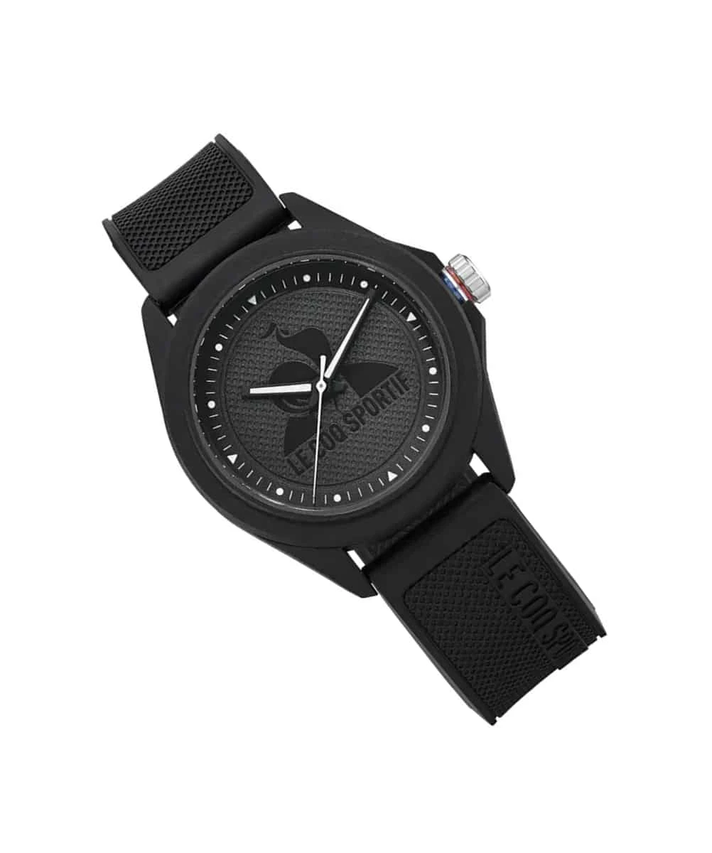 LE COQ SPORTIF MONOCHROME BLACK QUARTZ WATCH 36MM – Image 4