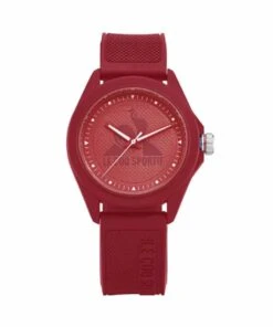 LE COQ SPORTIF MONOCHROME RED QUARTZ WATCH 36MM